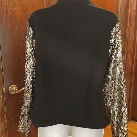 Mimi Chica sequin sleeve blazer - Picture 4 of 4